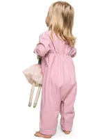 Baby Girl's Flannel Coveralls