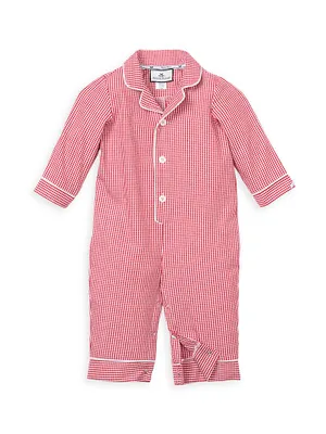 Baby's Mini Gingham Cotton-Blend Romper