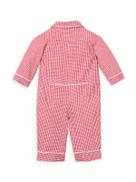 Baby's Mini Gingham Cotton-Blend Romper