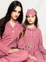 Baby's, Little Girl's & Victoria Mini Gingham Nightgown