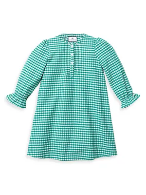 Baby's, Little Girl's & Beatrice Gingham Flannel Nightgown