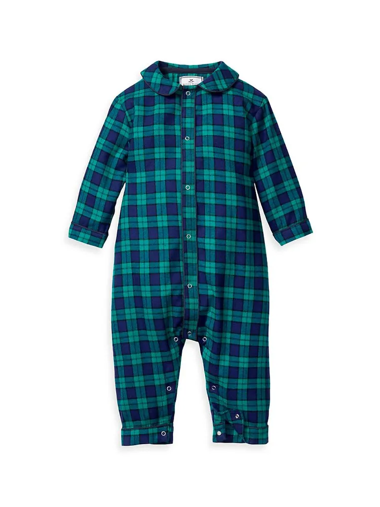 Baby Boy's Cambridge Highland Plaid Romper