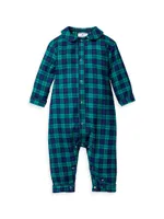 Baby Boy's Cambridge Highland Plaid Romper