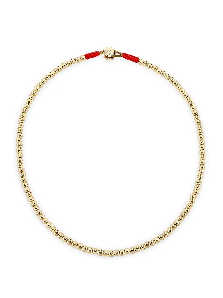 Baby Bubbles Baby Bead Goldtone Necklace