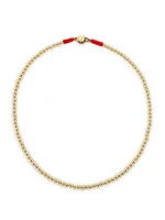 Baby Bubbles Baby Bead Goldtone Necklace