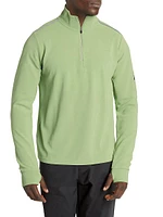 Slim-Fit Textured Quarter-Zip Sweater