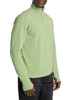 Slim-Fit Textured Quarter-Zip Sweater