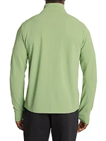 Slim-Fit Textured Quarter-Zip Sweater