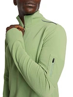 Slim-Fit Textured Quarter-Zip Sweater