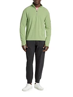 Slim-Fit Textured Quarter-Zip Sweater