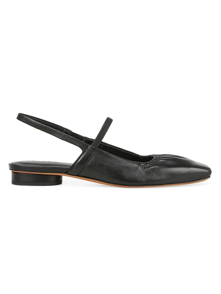 Venice Leather Slingback Flats