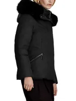 Robyn Faux-Fur-Trimmed Jacket