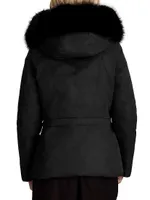 Robyn Faux-Fur-Trimmed Jacket