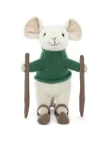 Merry Mouse Skiing Plush Toy