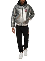 L.E. Silver Metallic Icon Jacket