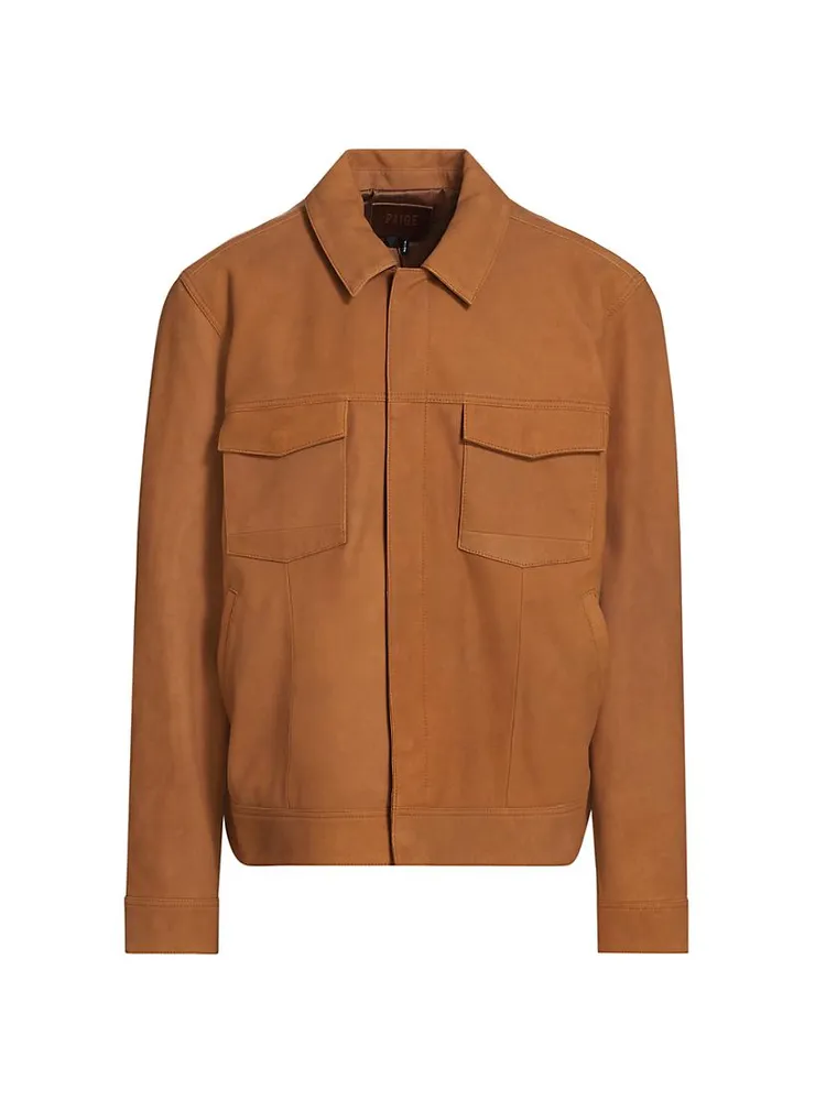 Pedro Leather Shirt Jacket
