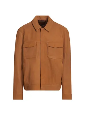 Pedro Leather Shirt Jacket