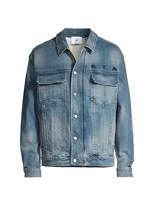 Oversized-Fit Denim Jacket