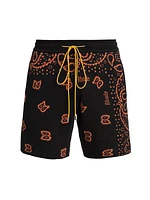 Bandana Knit Shorts