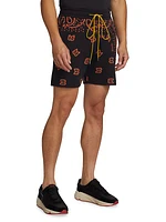 Bandana Knit Shorts