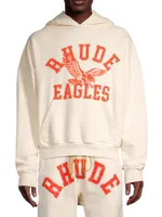 Rhude Eagles Logo Cotton Hoodie
