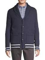 Varsity Shawl Cardigan