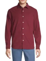 Corduroy Spread Collar Shirt