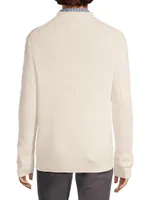 Oysterman Button Mockneck Sweater