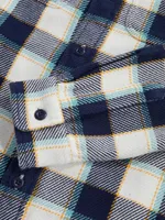 Heavy Twill Plaid Shirt Jacket