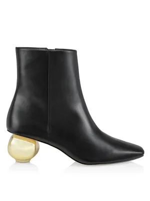 Mari Leather Ankle Booties