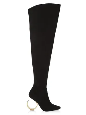 Bella Suede Over-The-Knee Boots