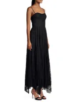 Social Occasion Floral-Lace Gown