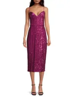 Social Occasion Sequined Cocktail Dress