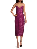 Social Occasion Sequined Cocktail Dress