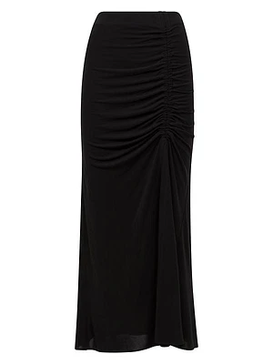 Eleanor Ruched Maxi Skirt