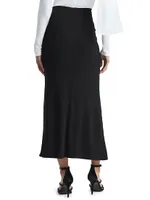 Eleanor Ruched Maxi Skirt