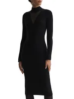 Sabrina Turtleneck Midi-Dress