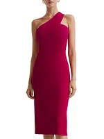 Lola One-Shoulder Sheath Dress