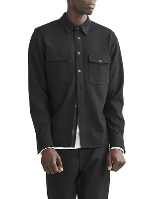 Icon Wool-Blend Shirt Jacket