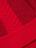 Textural Stripe Knit Tank Top