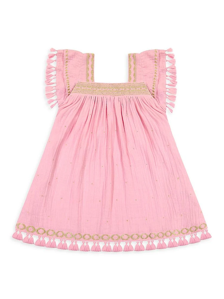 Little Girl's & Serena Tassel Dress