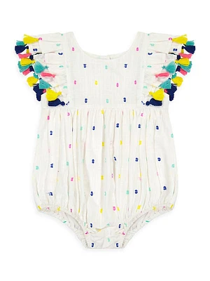 Baby Girl's Anna Polka Dot Bubble Romper