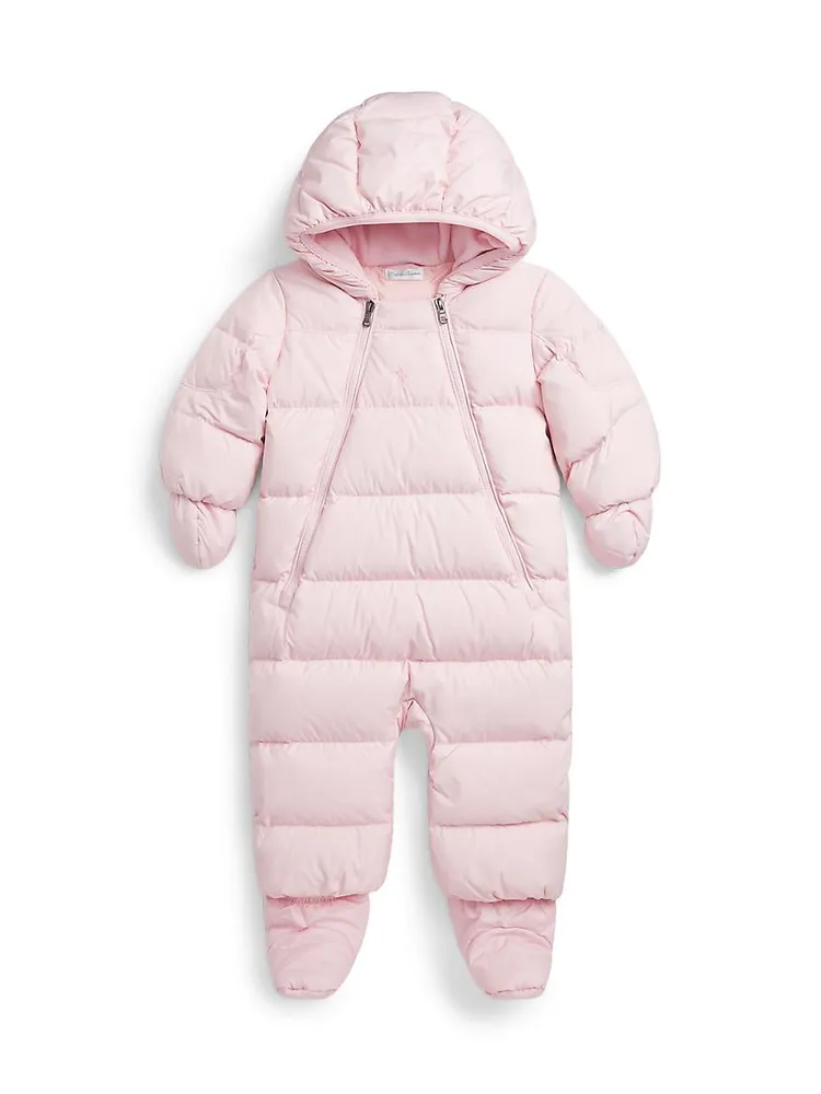 Baby Girl's Down Puffer Bunting