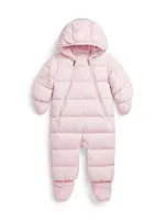 Baby Girl's Down Puffer Bunting