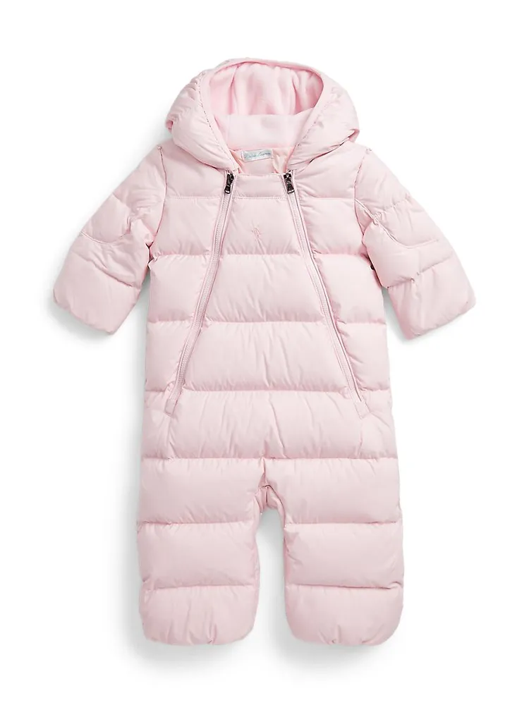 Baby Girl's Down Puffer Bunting