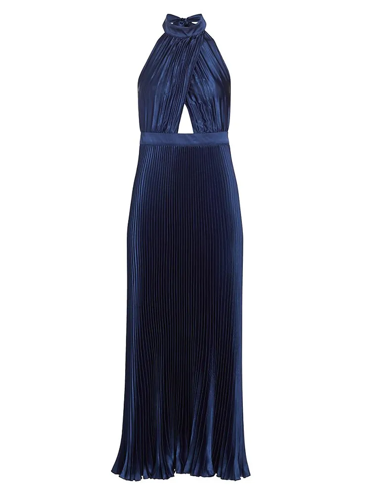 City Of Lights Renaissance Halterneck Gown