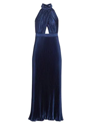 City Of Lights Renaissance Halterneck Gown