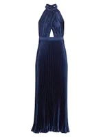 City Of Lights Renaissance Halterneck Gown