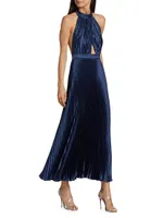 City Of Lights Renaissance Halterneck Gown