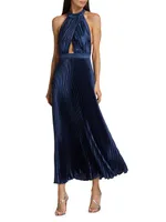 City Of Lights Renaissance Halterneck Gown